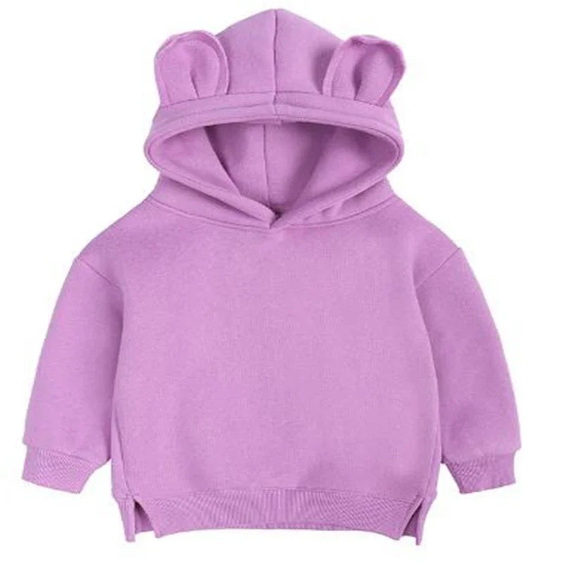 New Baby Girls Boys Hoodies Sweatshirt Spring Autumn Clothes Infant Newborn Long Sleeve Kids Hooded Outfits Toddler Outwear