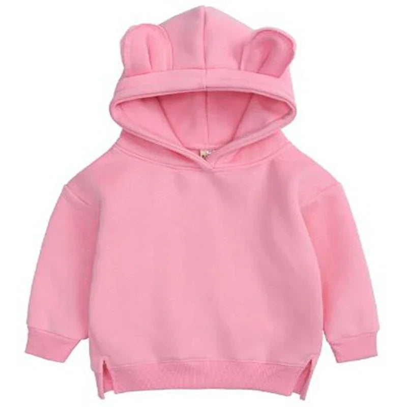New Baby Girls Boys Hoodies Sweatshirt Spring Autumn Clothes Infant Newborn Long Sleeve Kids Hooded Outfits Toddler Outwear