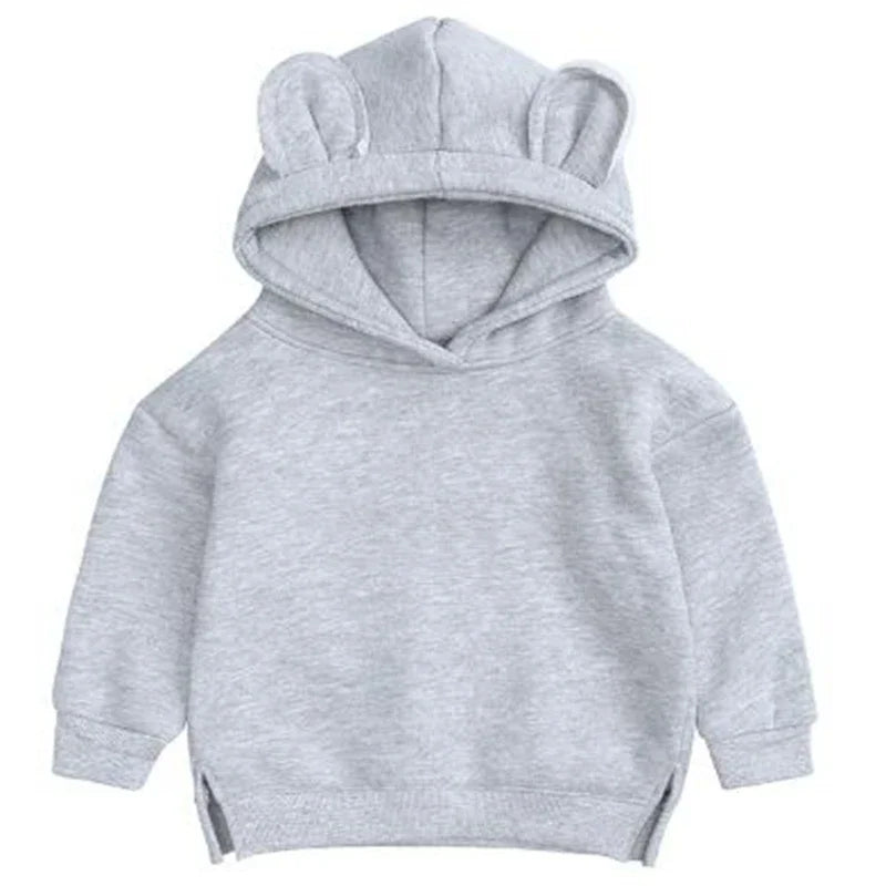 New Baby Girls Boys Hoodies Sweatshirt Spring Autumn Clothes Infant Newborn Long Sleeve Kids Hooded Outfits Toddler Outwear