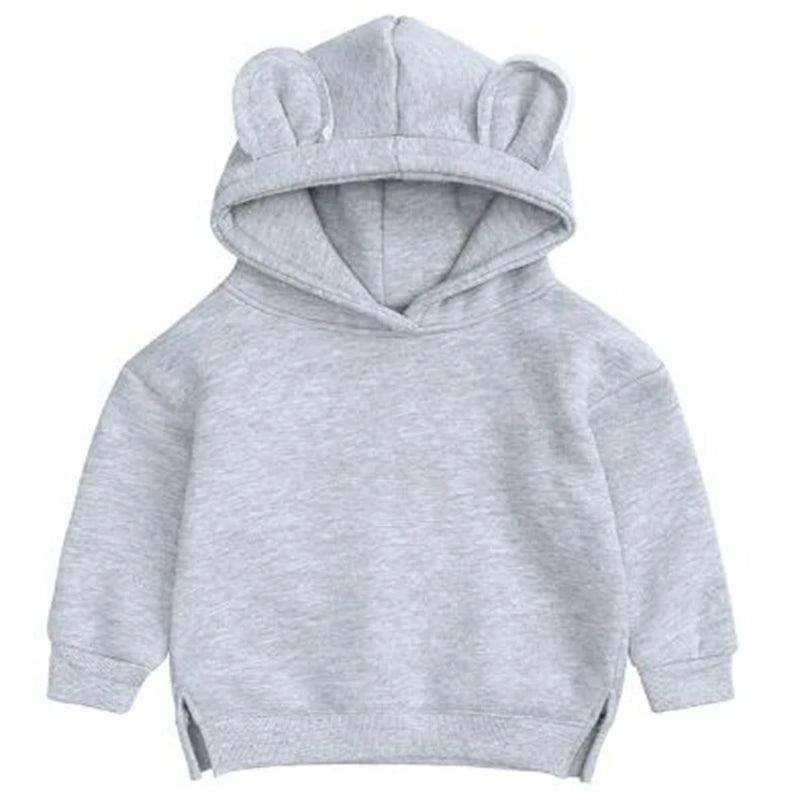 New Baby Girls Boys Hoodies Sweatshirt Spring Autumn Clothes Infant Newborn Long Sleeve Kids Hooded Outfits Toddler Outwear
